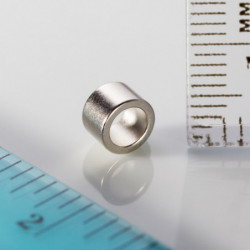 Magnes neodymowy – pierścień śr..6x šr.4,2x4 N 80 °C, VMM5-N38