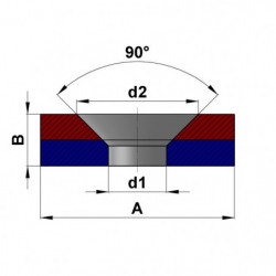 Magnetyczne zapięcie (zestaw) śr. 34 mm