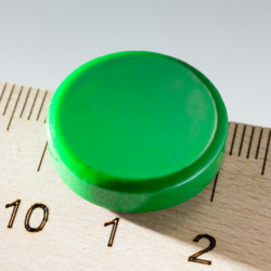 Okrągły kolorowy magnes śr.20x5 – zielony