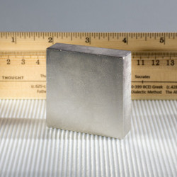 Magnes neodymowy – prostopadłościan 50x50x15 N 80 °C, VMM4-N35