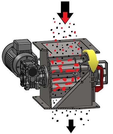 Wysuwany rotacyjny separator magnetyczny